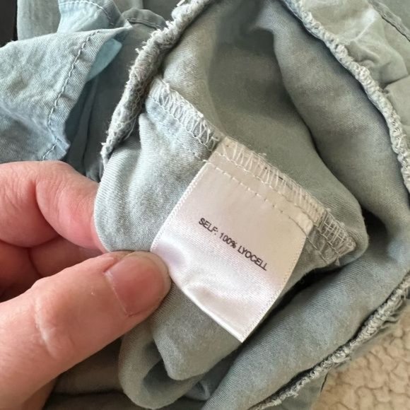 𝅺nwt Jane and Delancey Light Blue Off the Shoulder Top, Size M - Picture 4 of 7